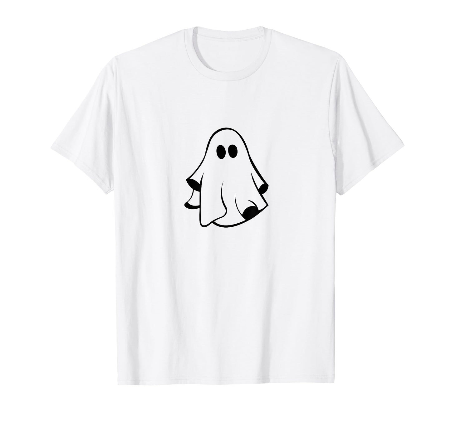 Funny Ghost Image Halloween Fun Scary Spooky Goblins T-Shirt