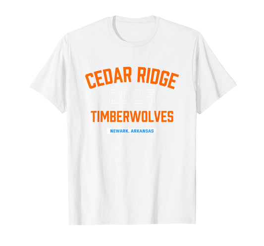 Cedar Ridge Timberwolves Newark, Arkansas 2025 T-Shirt