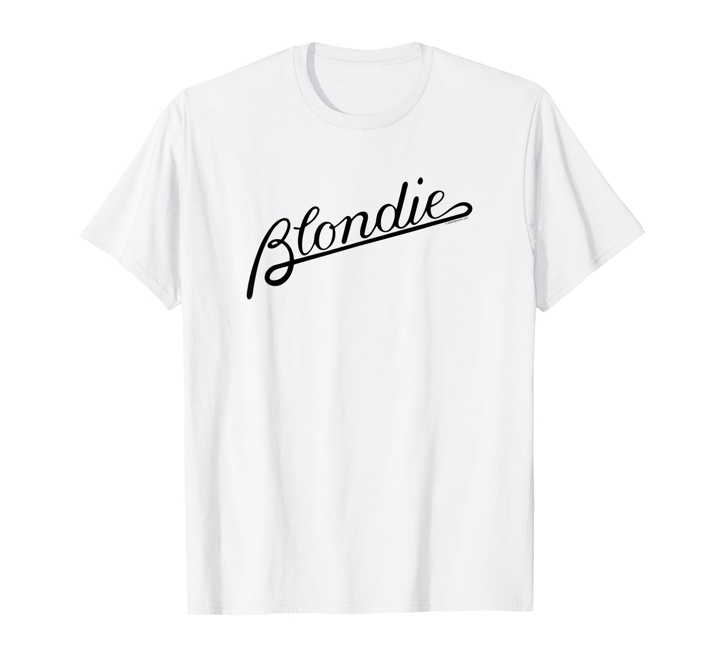 Blondie Script Logo Vintage Band T-Shirt