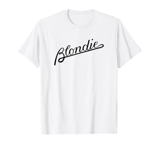 Blondie Script Logo Vintage Band T-Shirt