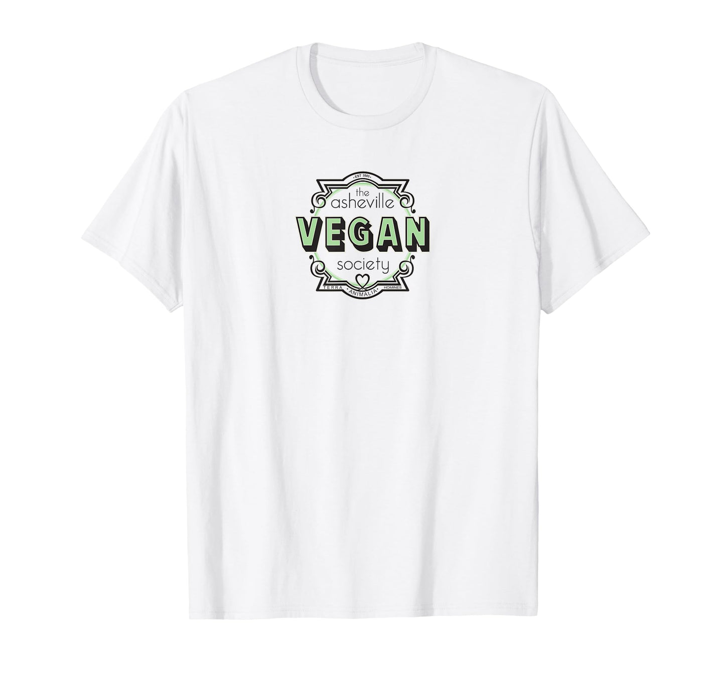 Asheville Vegan Society Logo AVL AVS T-Shirt