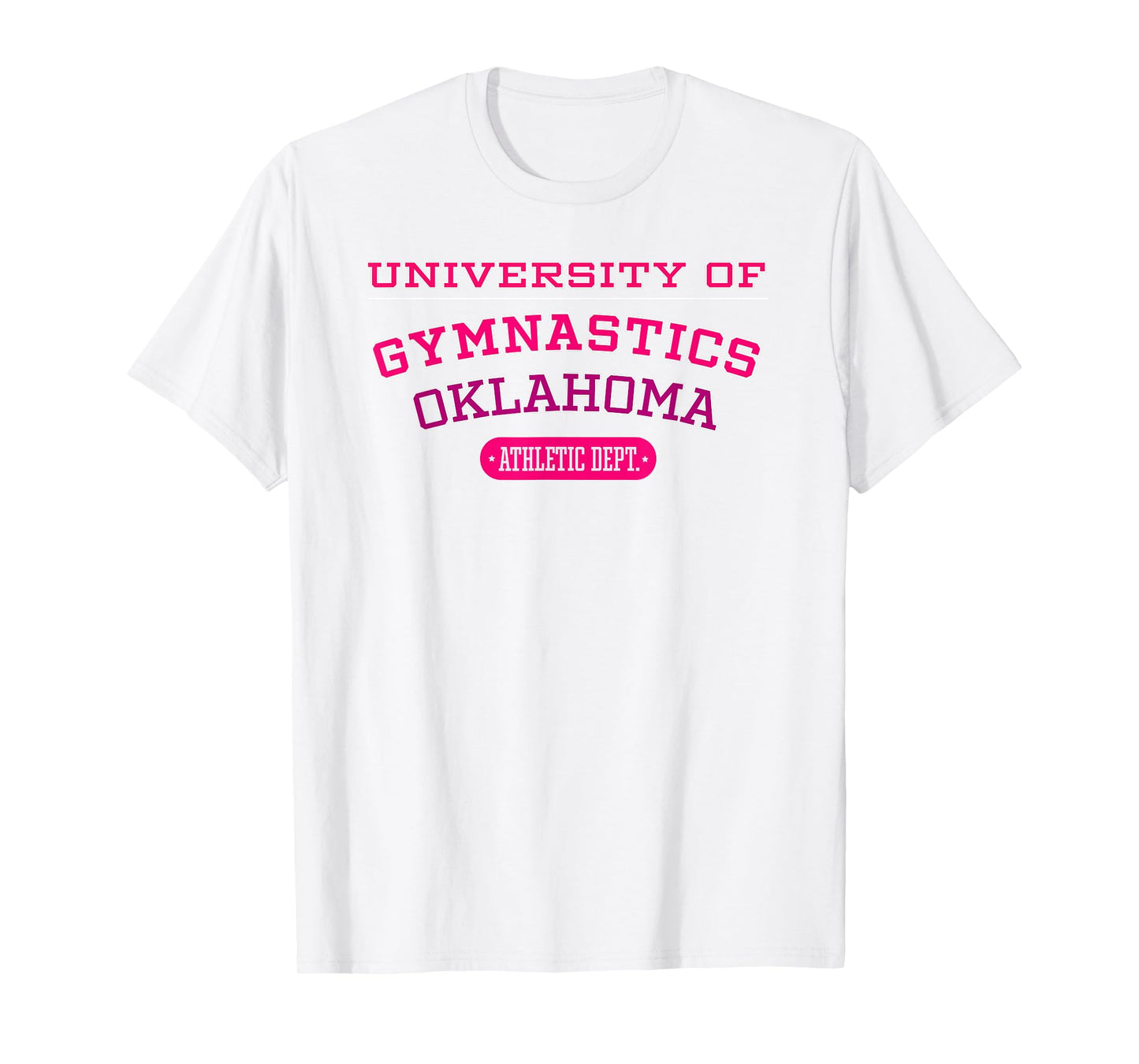 University of Gymnastics OKLAHOMA Athletic Dept. T-shirt T-Shirt