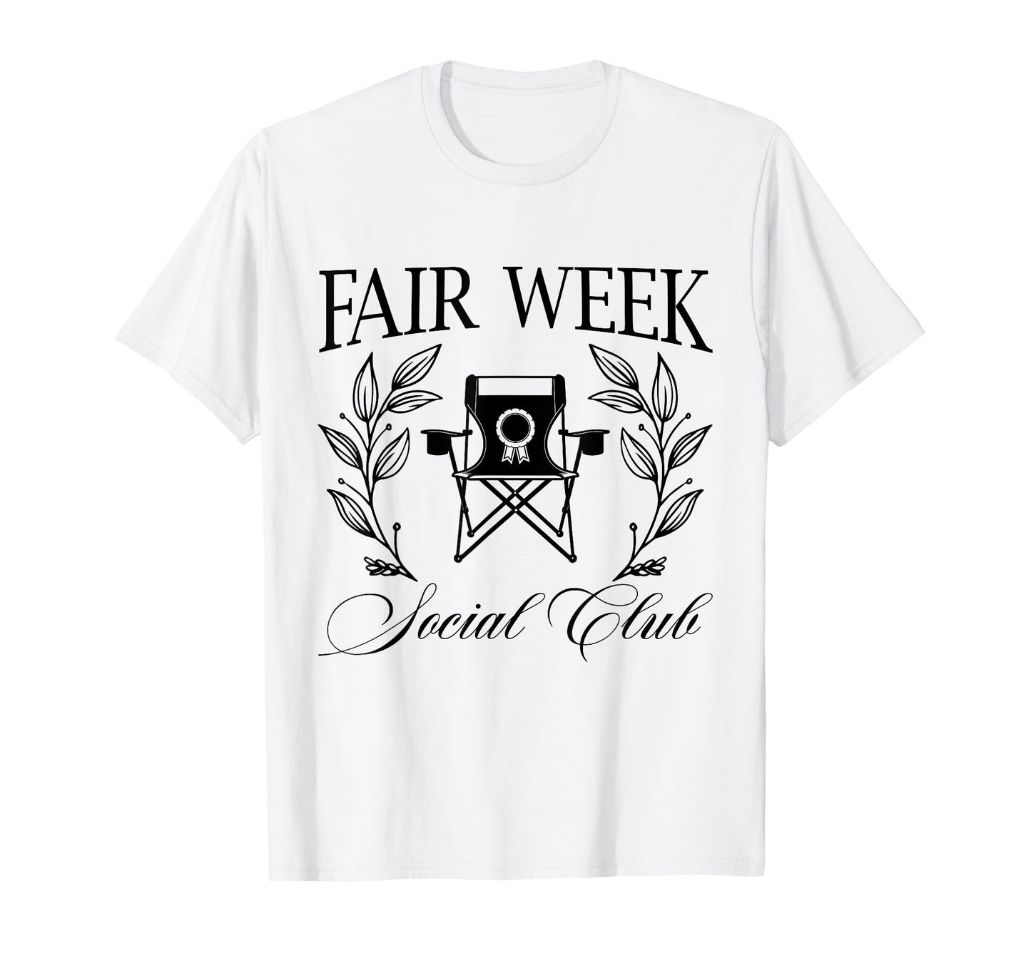 Fair Week Social Club Funny State Fair County Fair Carnival T-Shirt