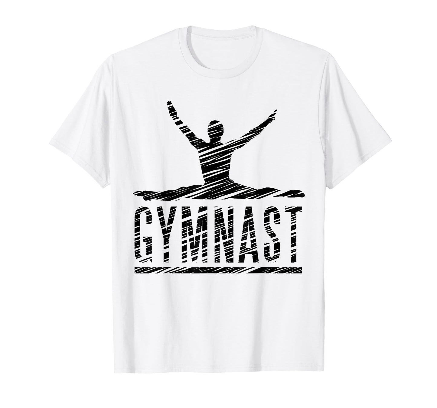 Gymnastics Fan Vintage Motif T-Shirt
