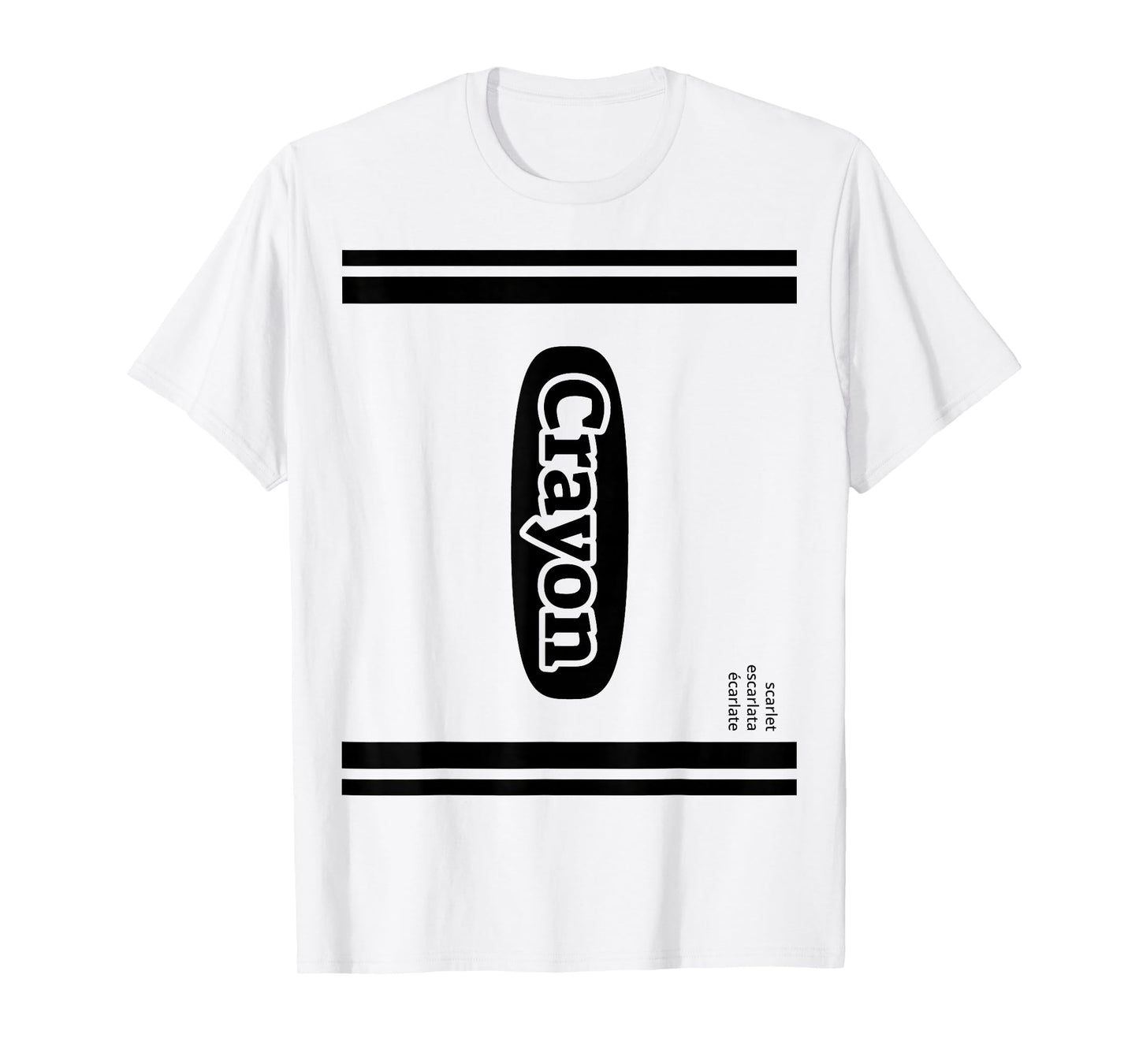 Crayon Scarlet Red Group Costume T-Shirt