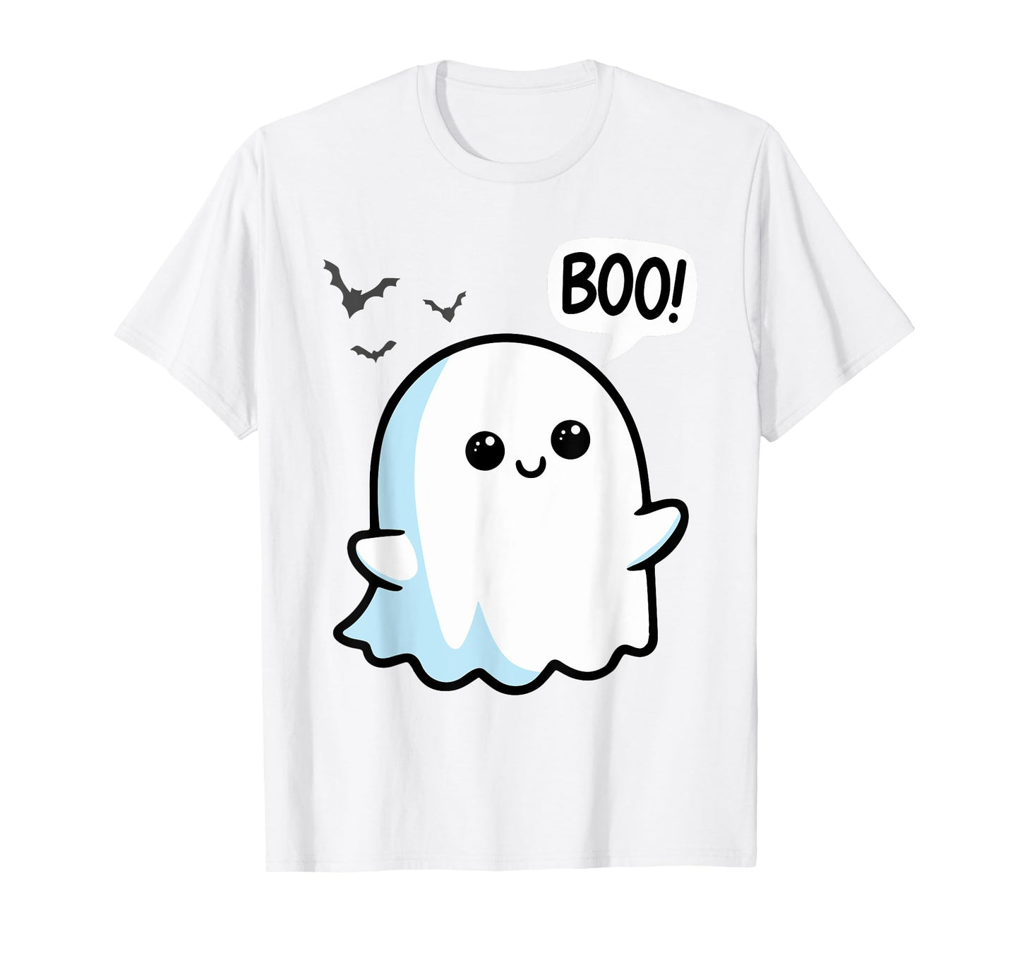Ghost Saying Boo Spooky Halloween Cute toddler boys girls T-Shirt