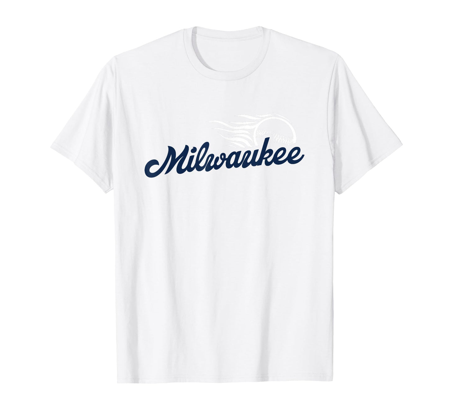 Milwaukee Baseball Vintage Minimalist Retro Baseball Lover T-Shirt