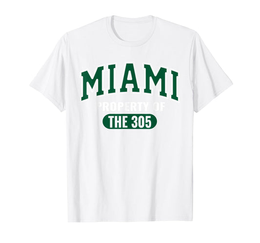Miami 305 Clothing Iconic South Beach Urban Streetwear T-Shirt