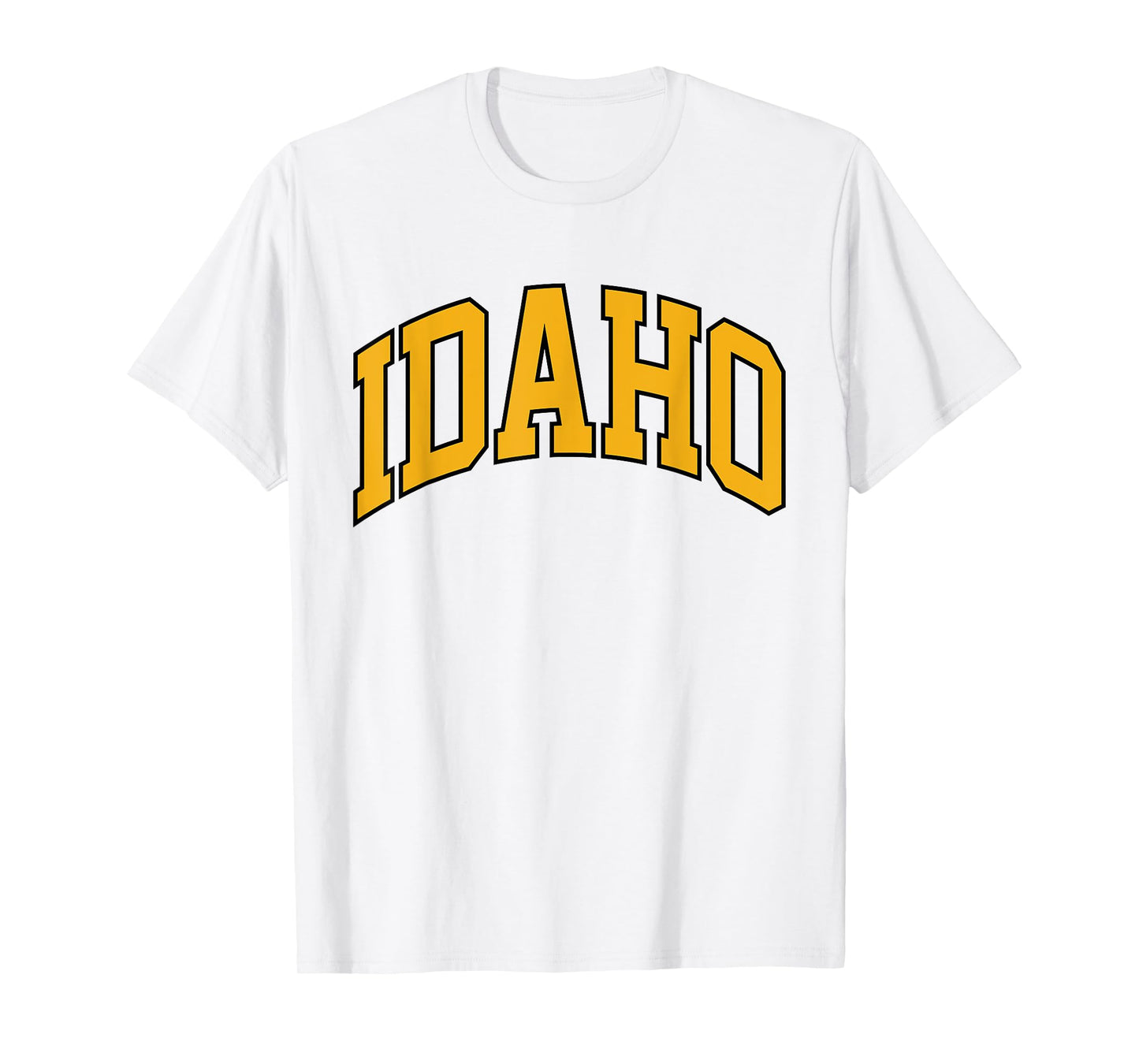 Retro Idaho Tee Vintage Idaho Gold Black Fun Idaho Throwback T-Shirt