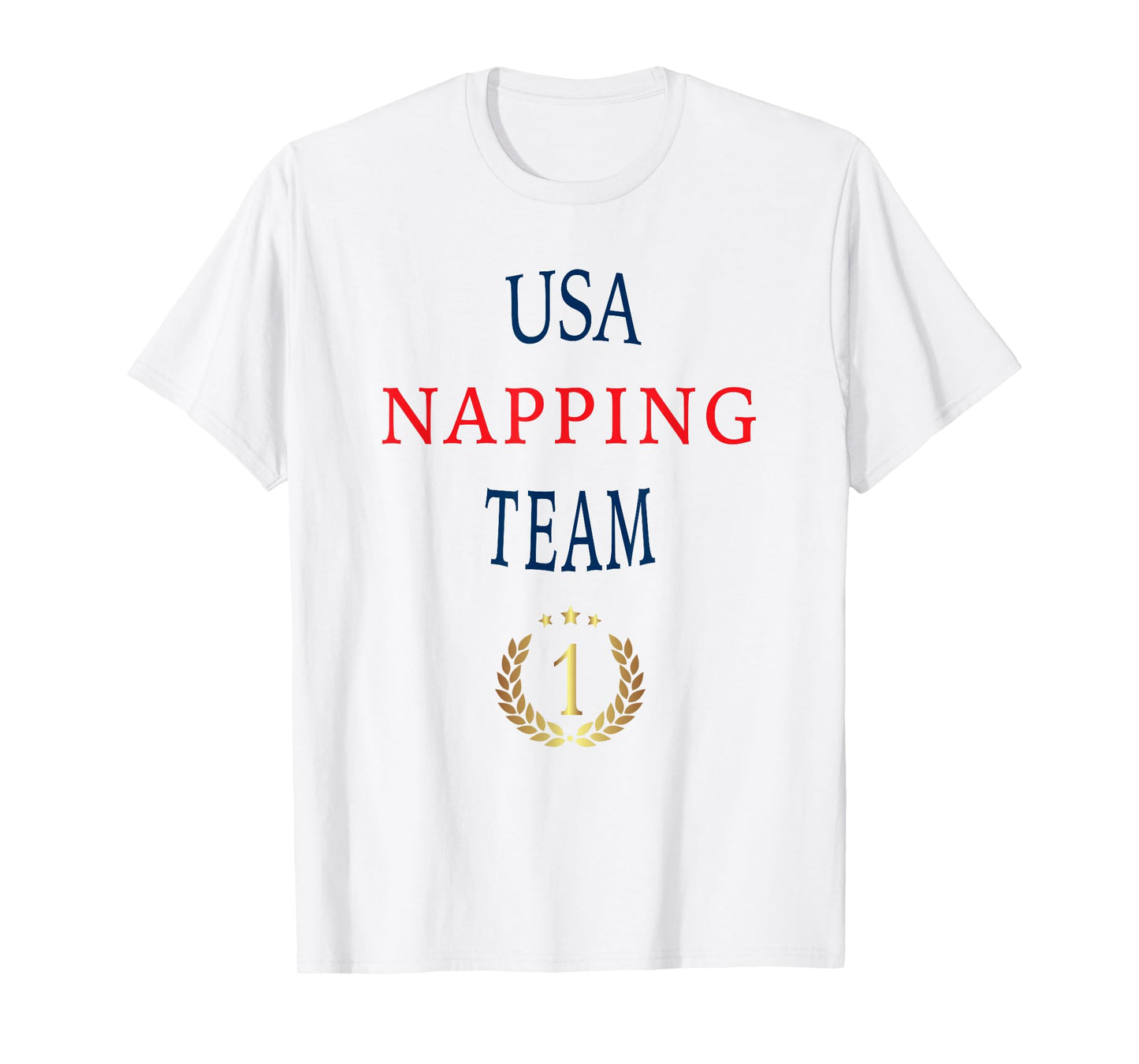 USA American Napping Team T-Shirt, Professional Napper Tee T-Shirt