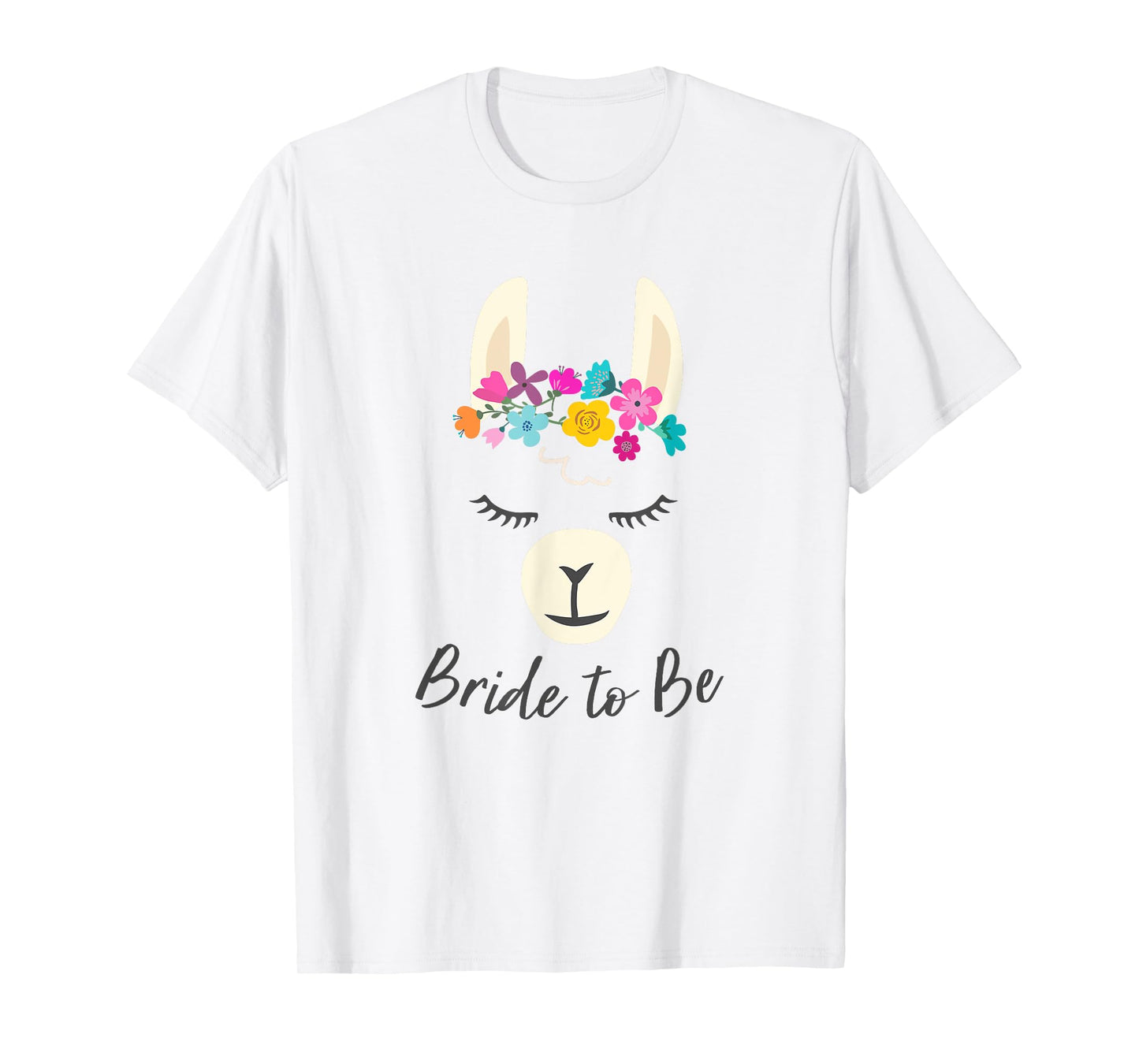 Llama Bride to Be Wedding Bridal Shower Alpaca T-Shirt