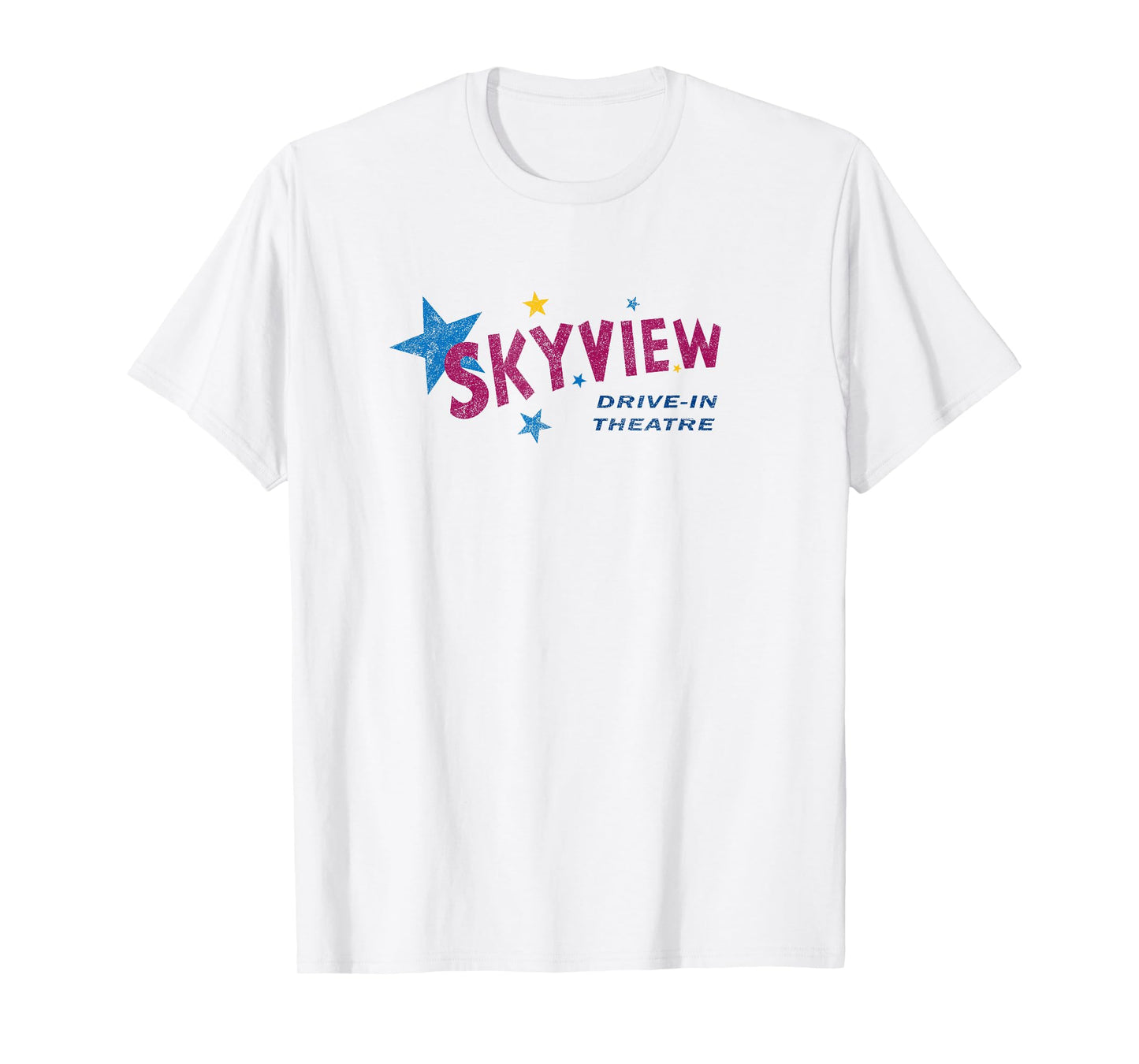 Skyview Retro Drive In Theater Vintage Movie Men's Graphic T-Shirt