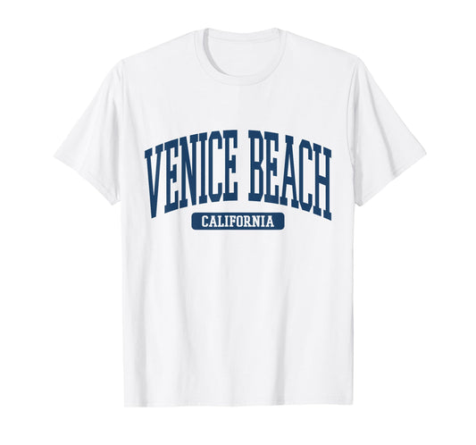 Venice Beach California Souvenir Beach, Retro, Minimalist T-Shirt