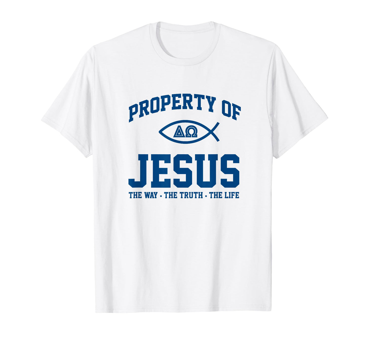 Christian Shirt - Property of Jesus Throwback Gym T-Shirt