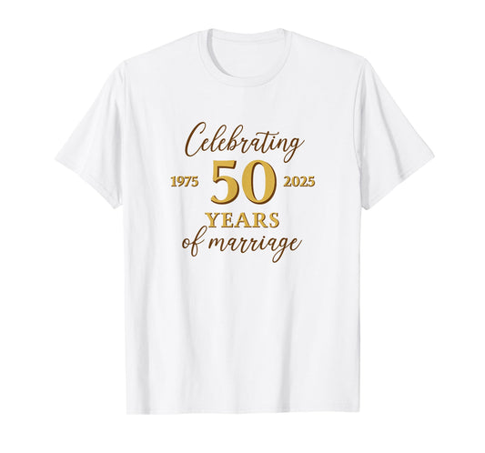 Funny 50 Years of Marriage 1975 50th Wedding Anniversary T-Shirt