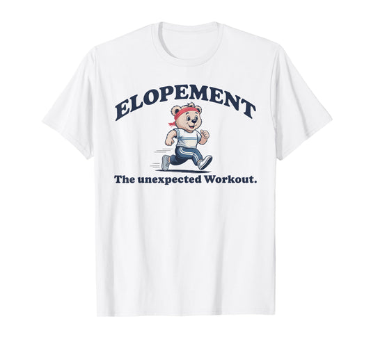 Elopement the unexpected workout Retro Autism Awareness T-Shirt