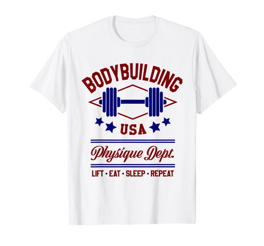 Vintage Retro Bodybuilding Gym T-Shirt for Men and Women T-Shirt