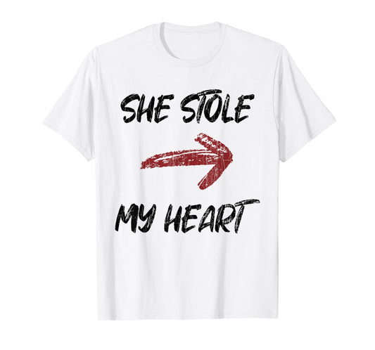 She Stole My Heart Im Keeping It Couple Part 1 Funny Graphic T-Shirt