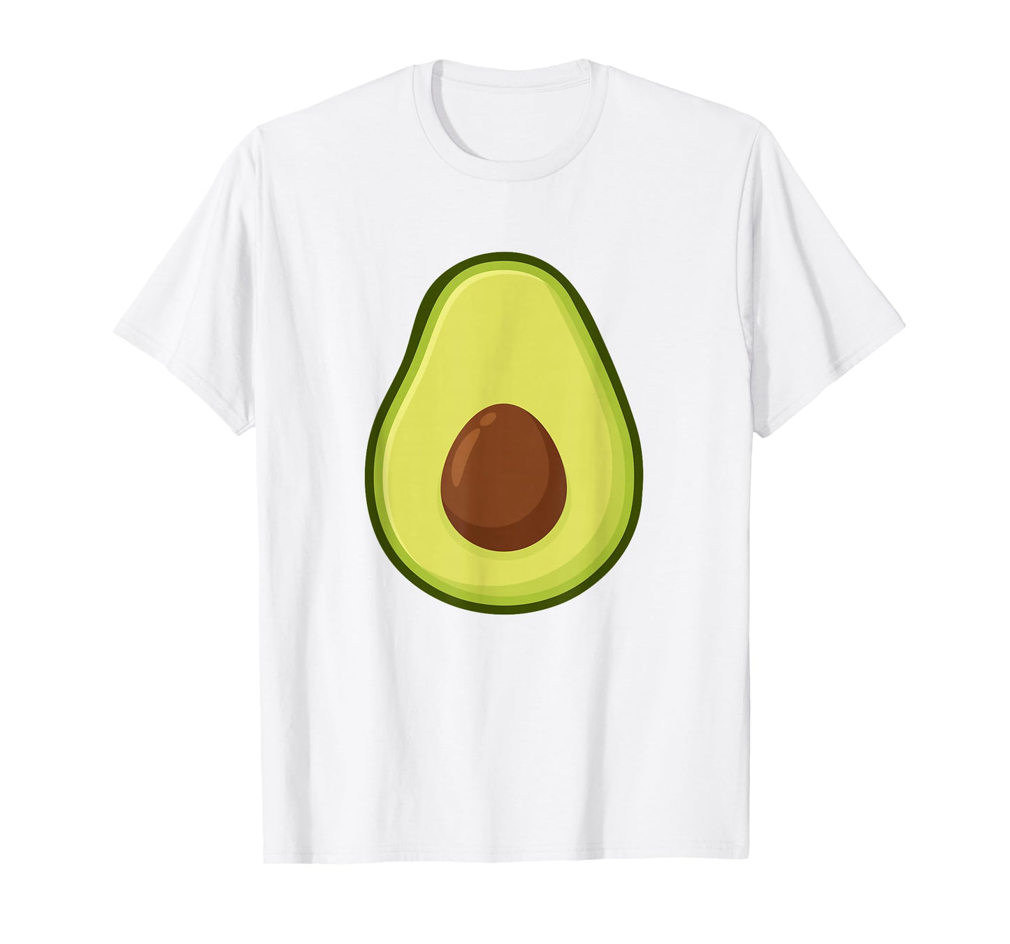 Avocado Shirt Funny Lazy Couple Halloween Costume Men Women T-Shirt