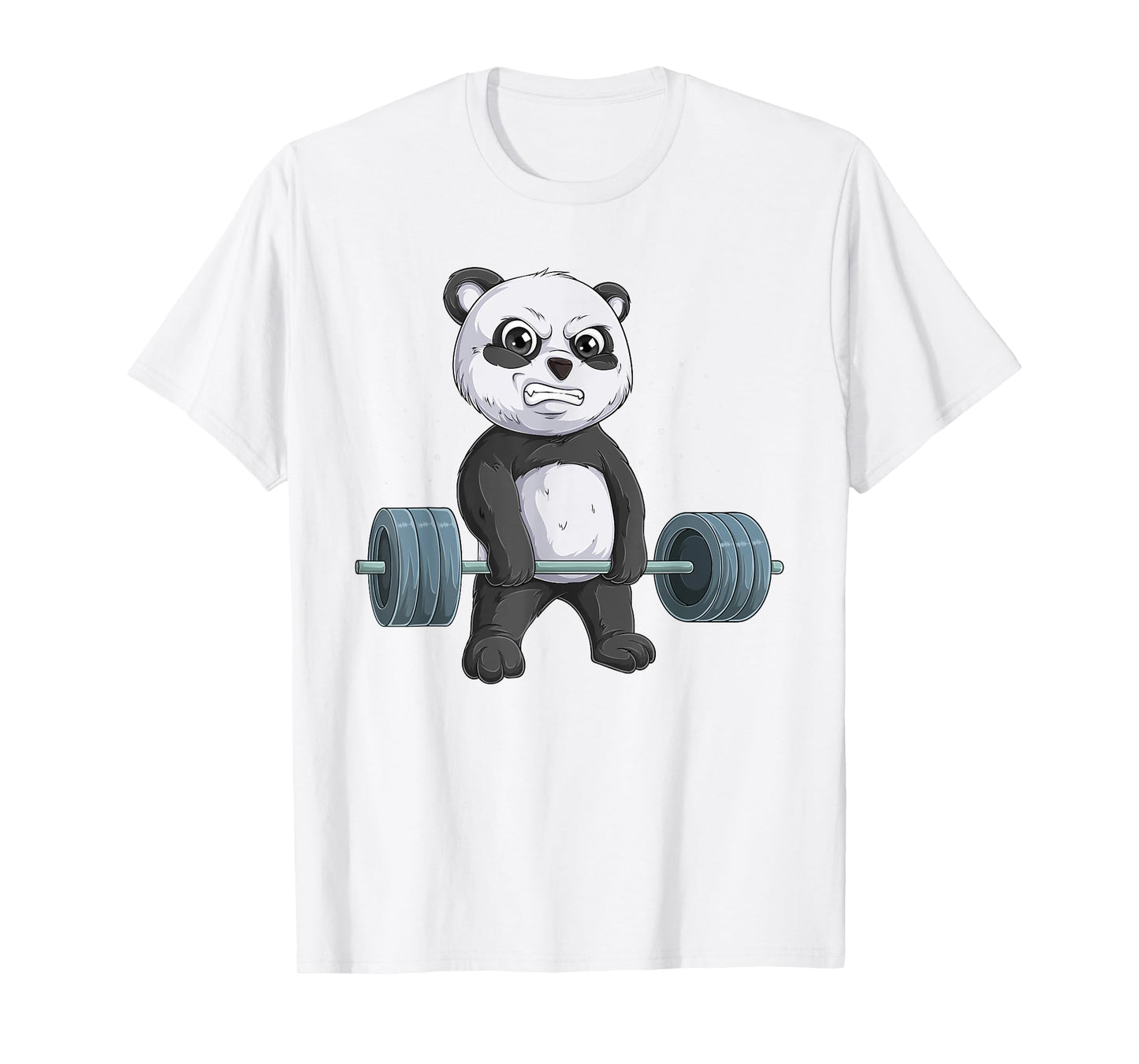 Panda Bear Weightlifting Funny Deadlift Men Fitness Gym T-Shirt
