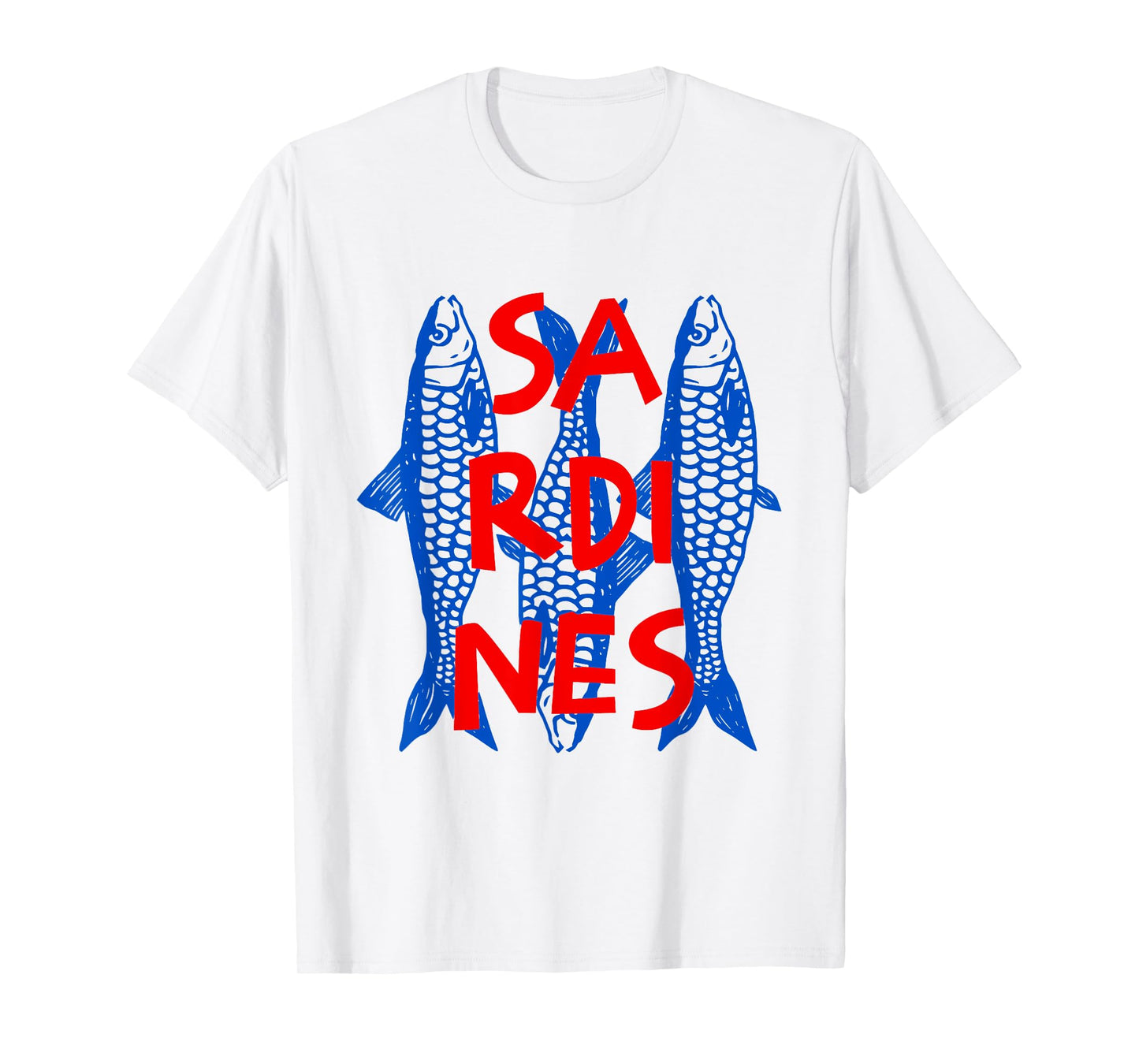 Sardines Tinned Fish Retro Graphic for Men Women T-Shirt