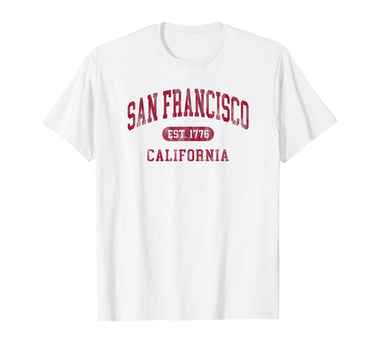 Vintage San Francisco California Souvenir Retro Throwback T-Shirt