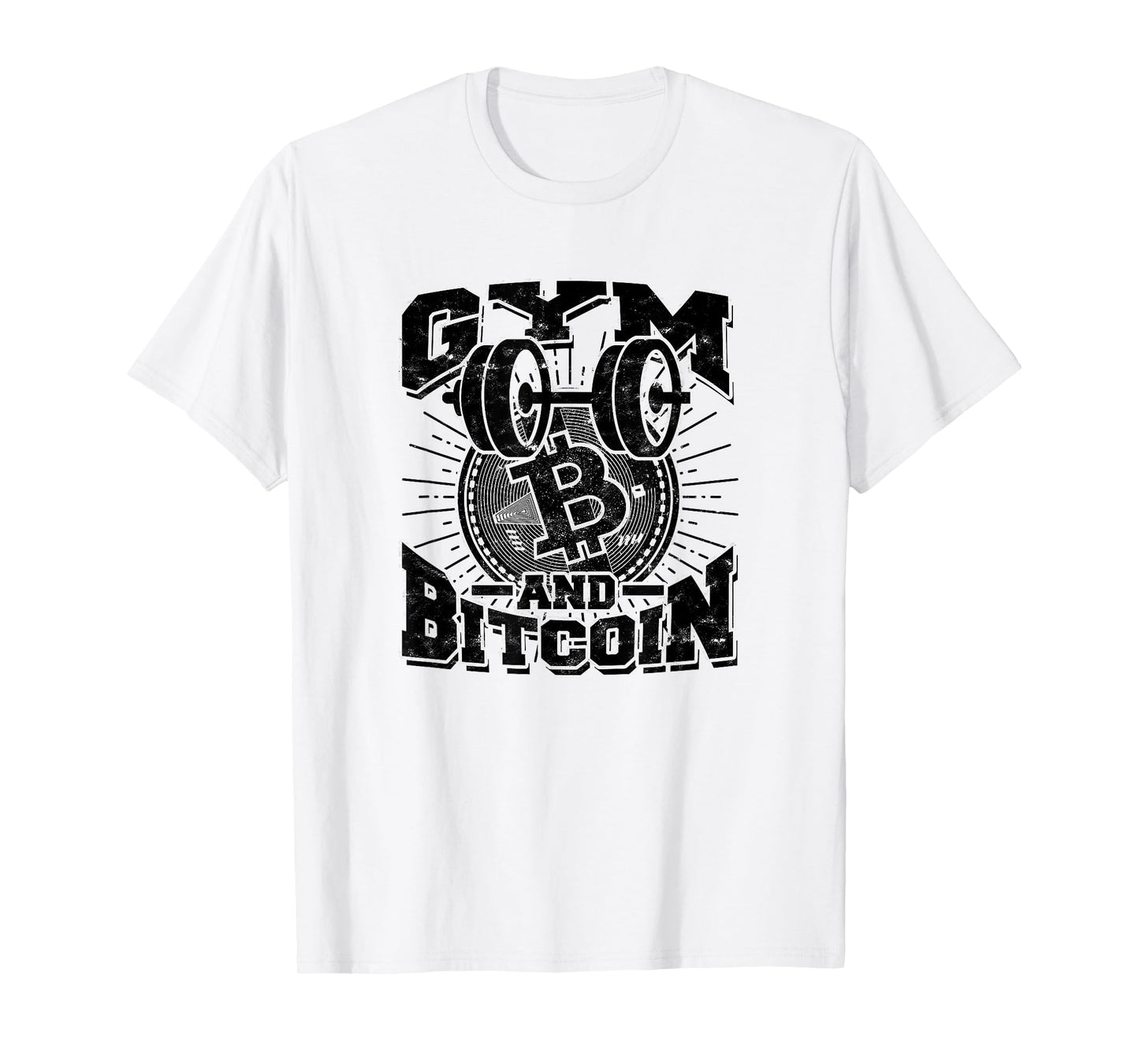Gym and bitcoin – Btc, Crypto, blockchain trading T-Shirt