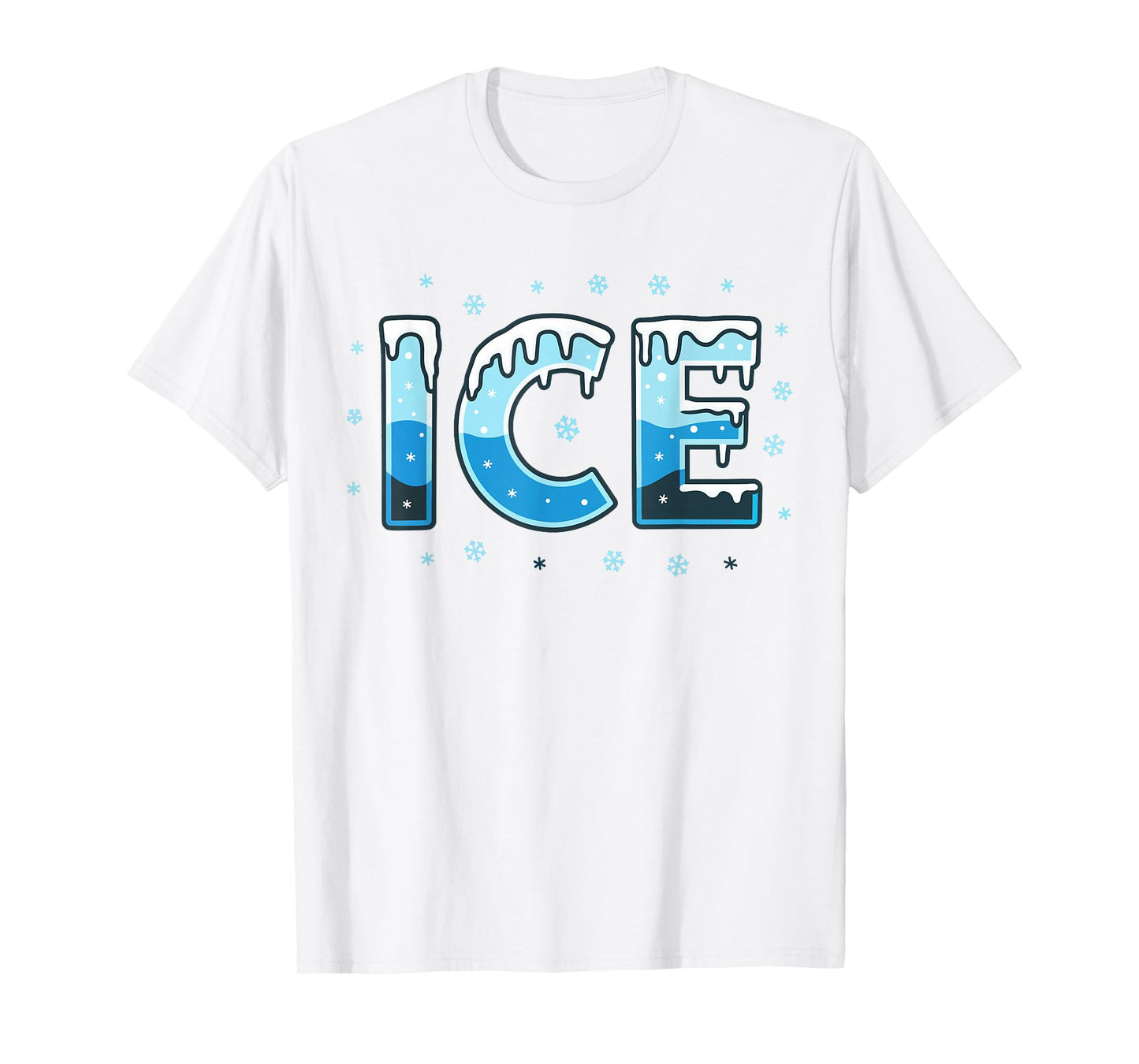 Ice Shirt Adult Kids Men Women Fire And Ice Costume T-Shirt