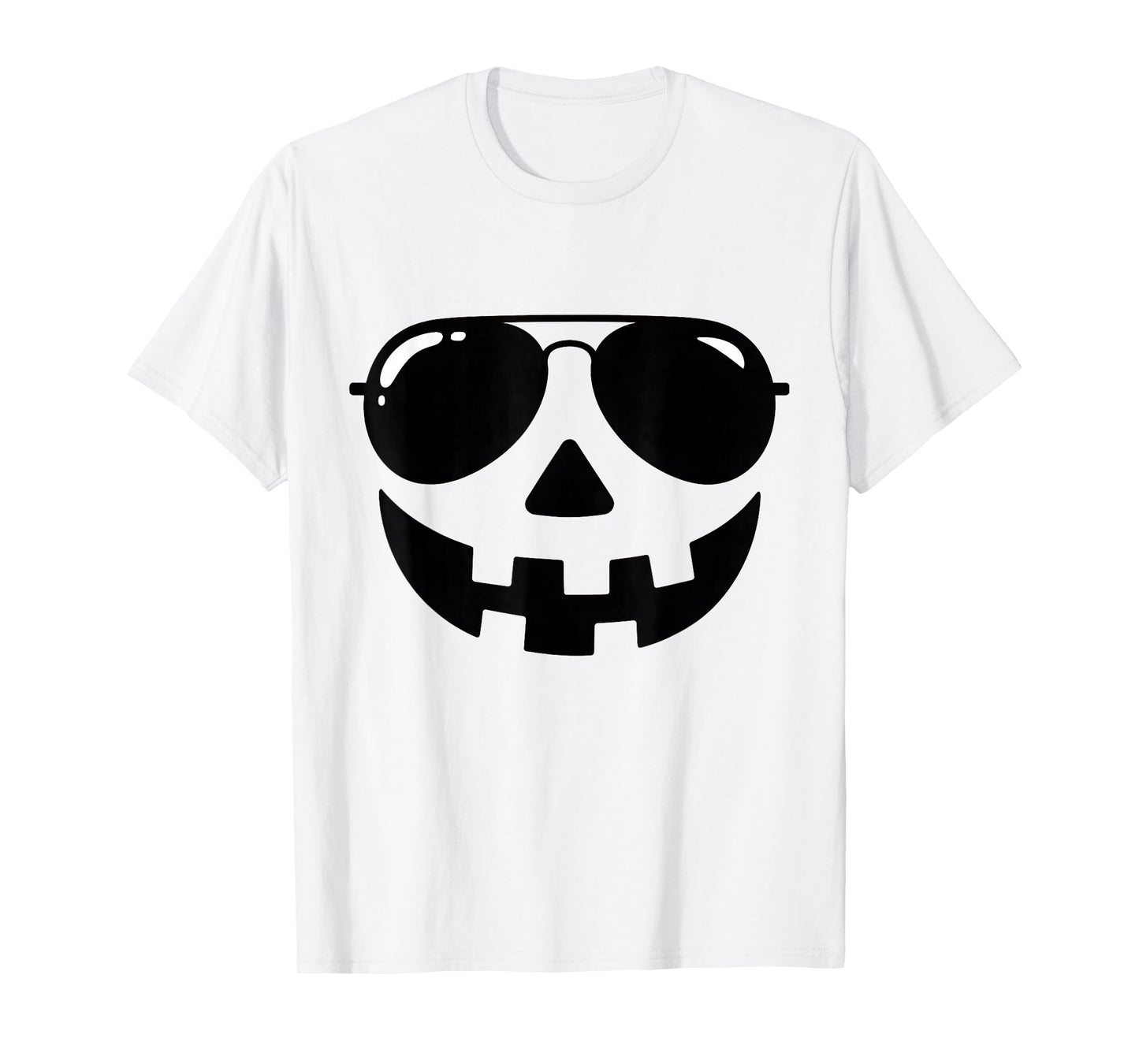 Funny Jack O Lantern Face Pumpkin Halloween Costume Men Boys T-Shirt