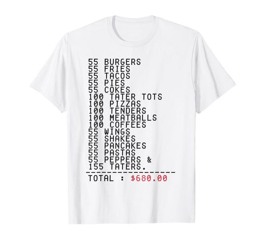 55 Burgers 55 Fries I Think You Should Leave Funny T-Shirt