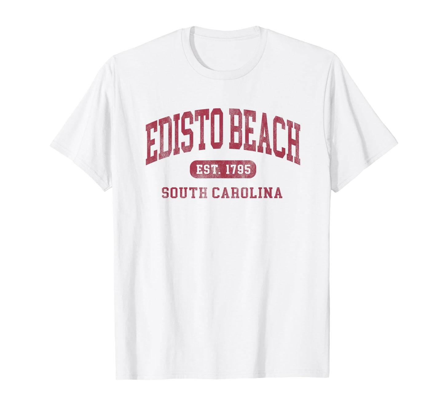 Edisto Beach South Carolina Vintage Established Mens womens T-Shirt