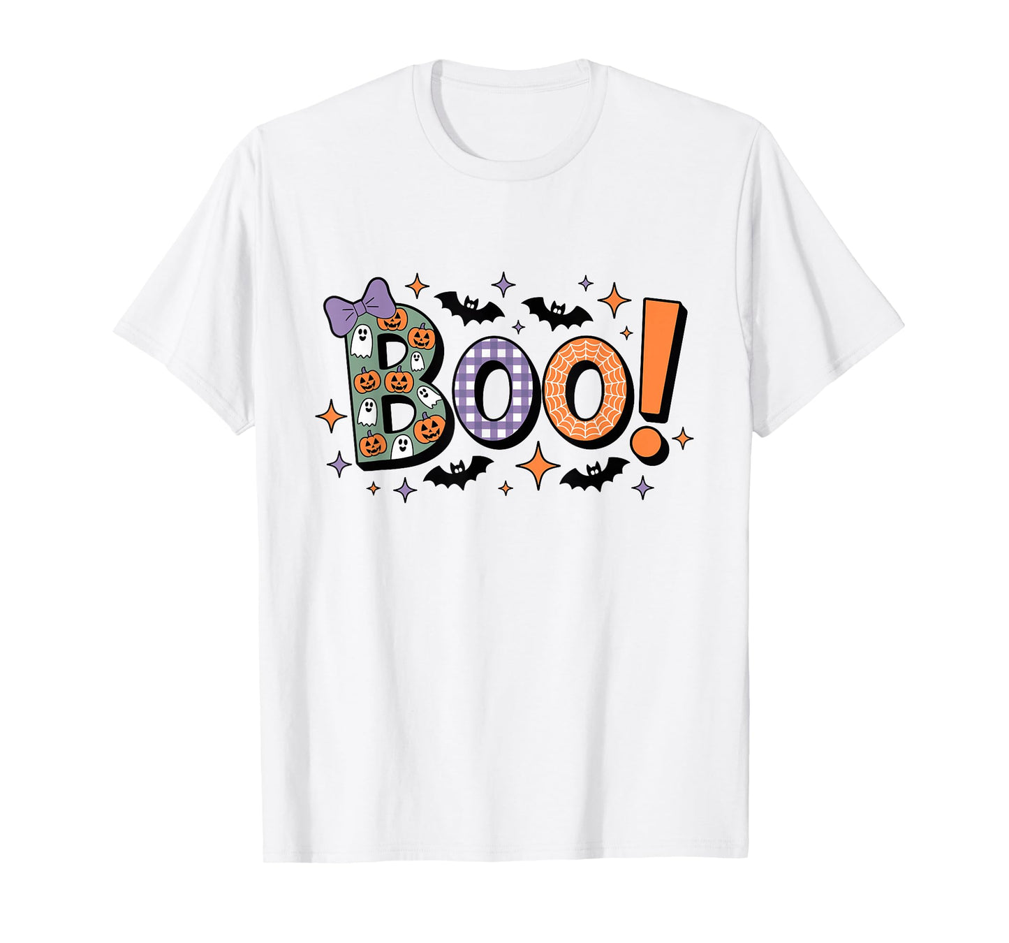 Boo Pumpkin Witch Halloween Costume Family Matching T-Shirt