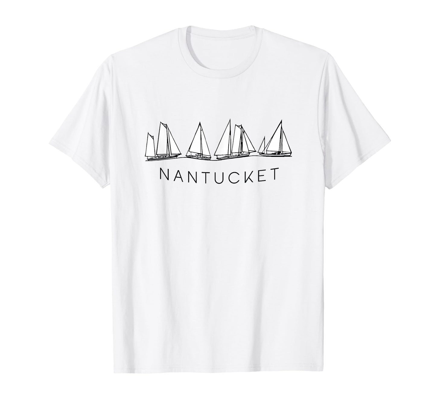 Nantucket Vintage Sailing Graphic T-Shirt