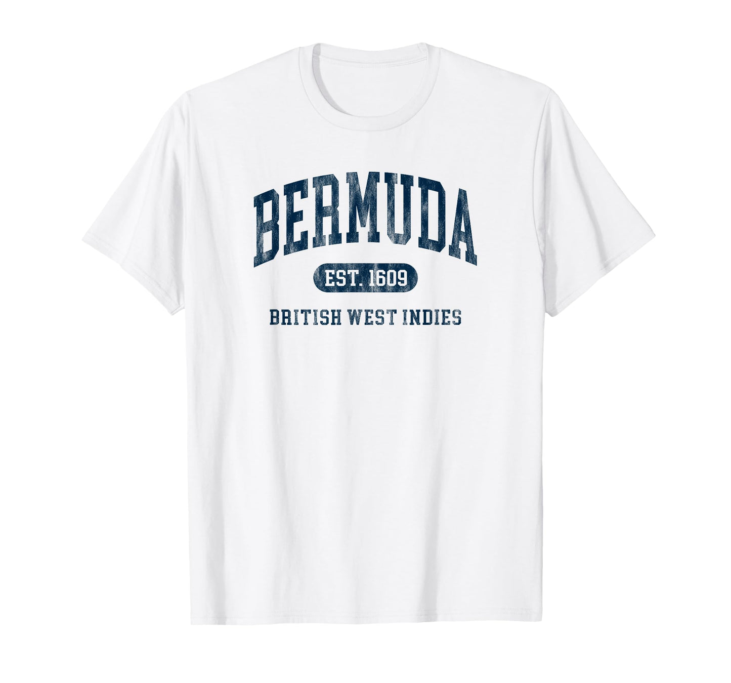 Vintage Bermuda Est 1609 Mens Womens Kids Retro Souvenir T-Shirt