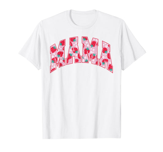 Mama Of The Berry First Birthday Strawberry Family Matching T-Shirt