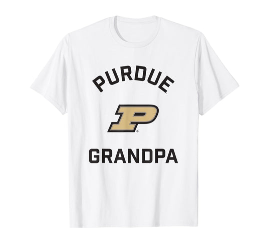 Purdue University Boilermakers Arched Grandpa T-Shirt