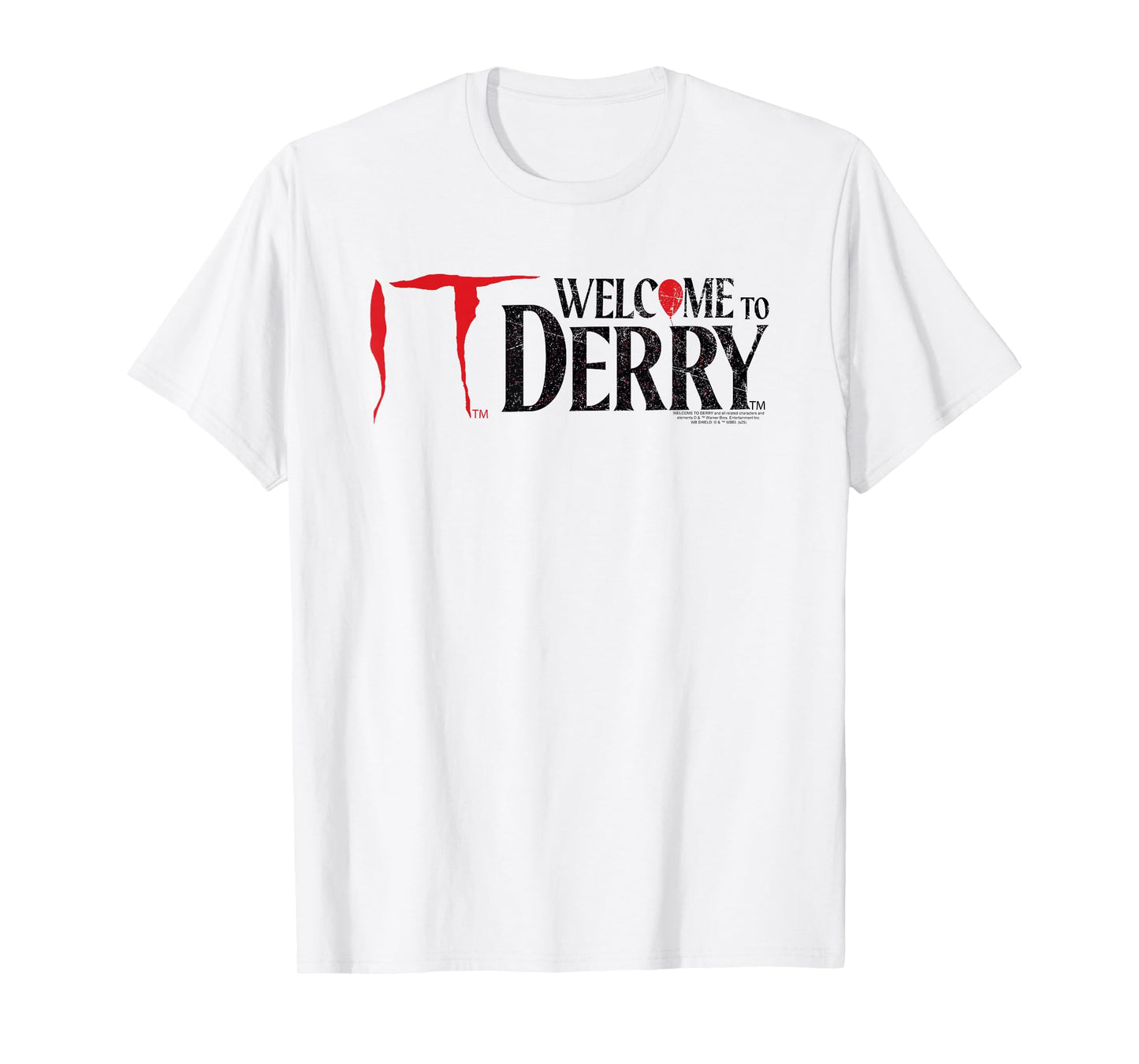 IT: Welcome to Derry Vintage Distressed Logo Horror TV Show T-Shirt