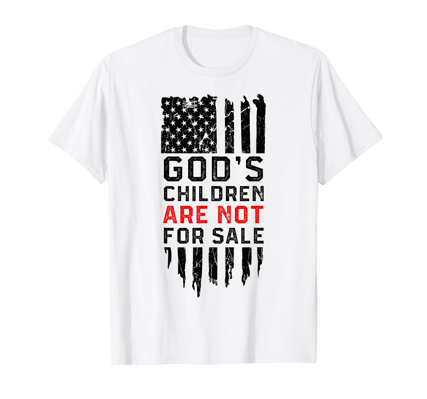 God's children are not for sale US american flag T-Shirt