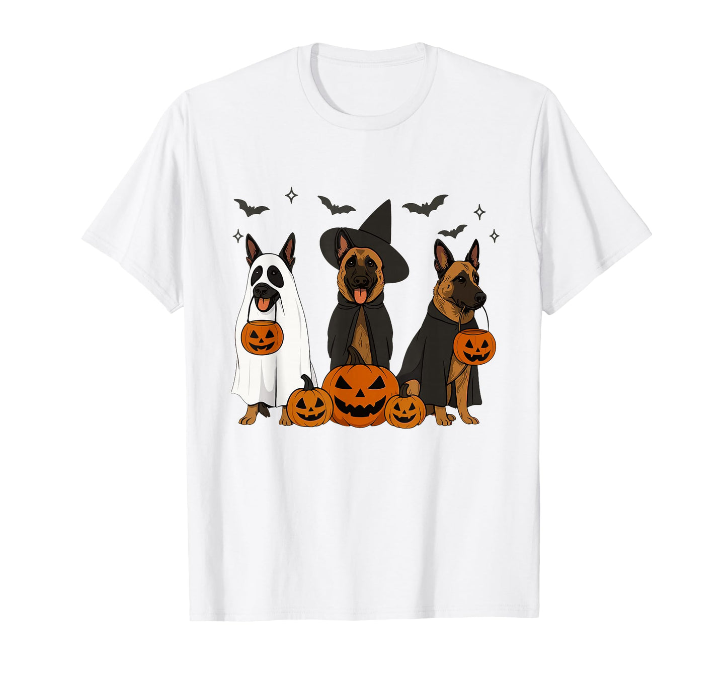 Belgian Malinois Halloween Belgian Shepherd Witch Dog Mom T-Shirt