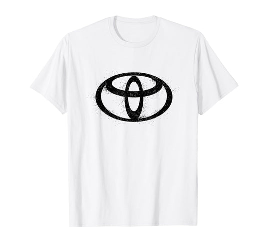 Toyota Iconic Distressed Black Logo T-Shirt