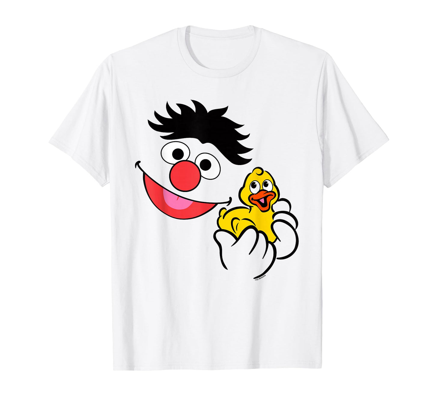 Sesame Street Ernie Holding Rubber Duckie Halloween Costume T-Shirt
