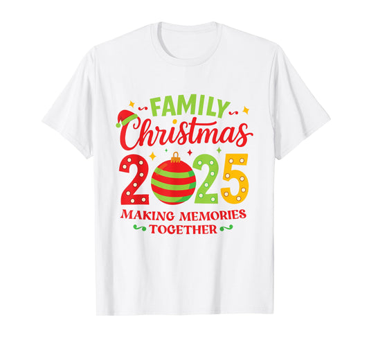 Family Christmas 2025 Group Matching Squad Funny Santa Elf T-Shirt
