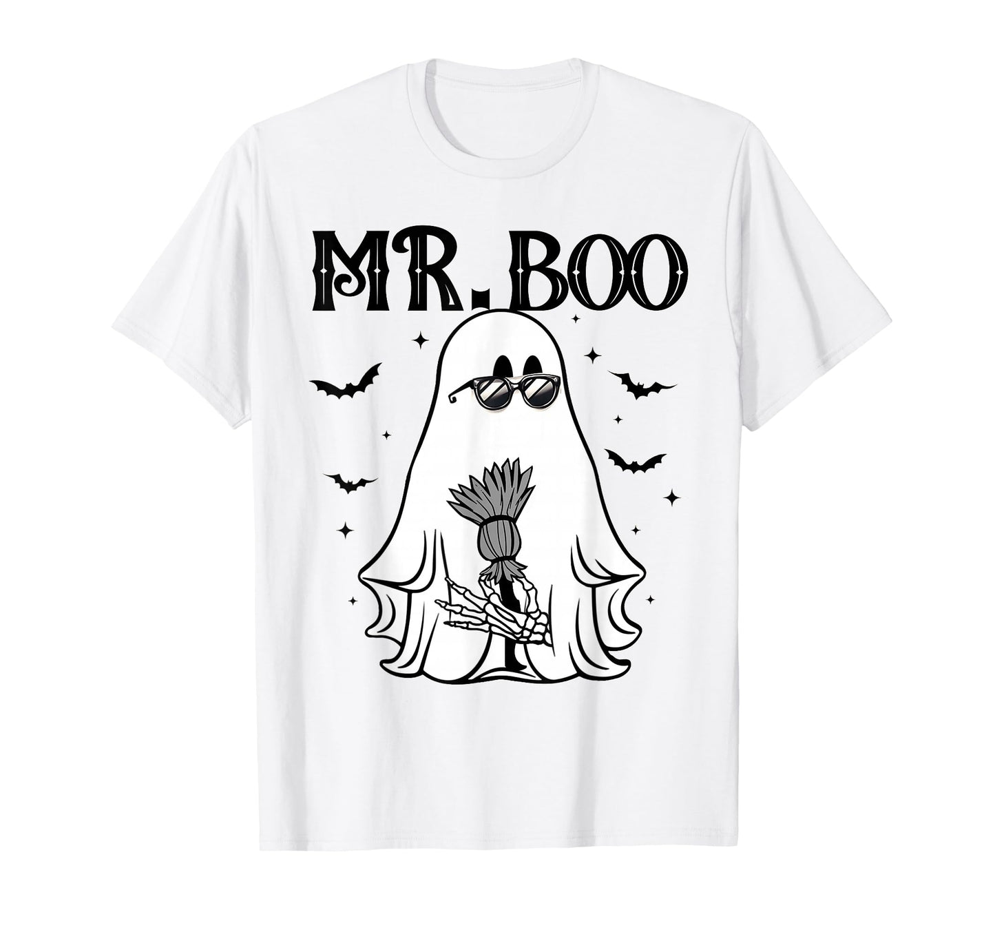 Mr & Mrs Boo Boujee Love Matching Couples Halloween Costume T-Shirt