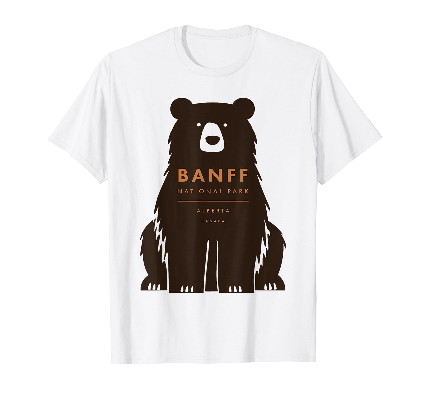 Banff National Park Alberta Canada Retro Vintage Bear T-Shirt