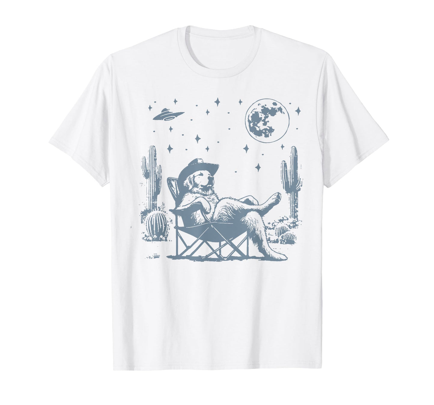 Howdy Golden Retriever Western Cowboy Vintage Dog Lovers T-Shirt