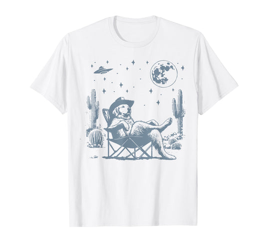 Howdy Golden Retriever Western Cowboy Vintage Dog Lovers T-Shirt