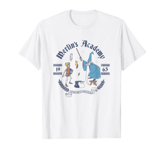 Disney The Sword in the Stone Merlin's Academy Vintage T-Shirt