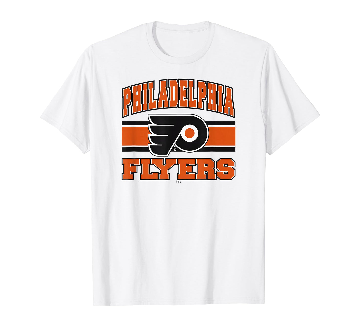Philadelphia Flyers Stripe Gray Officially Licensed T-Shirt