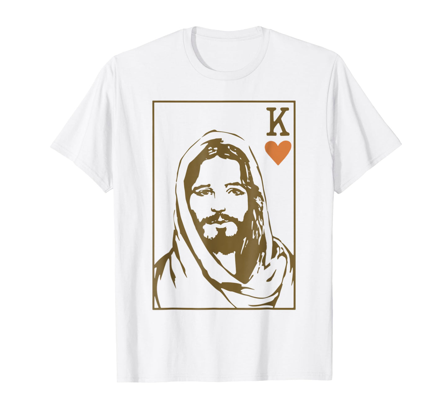 King of Hearts Card Christian T-Shirt