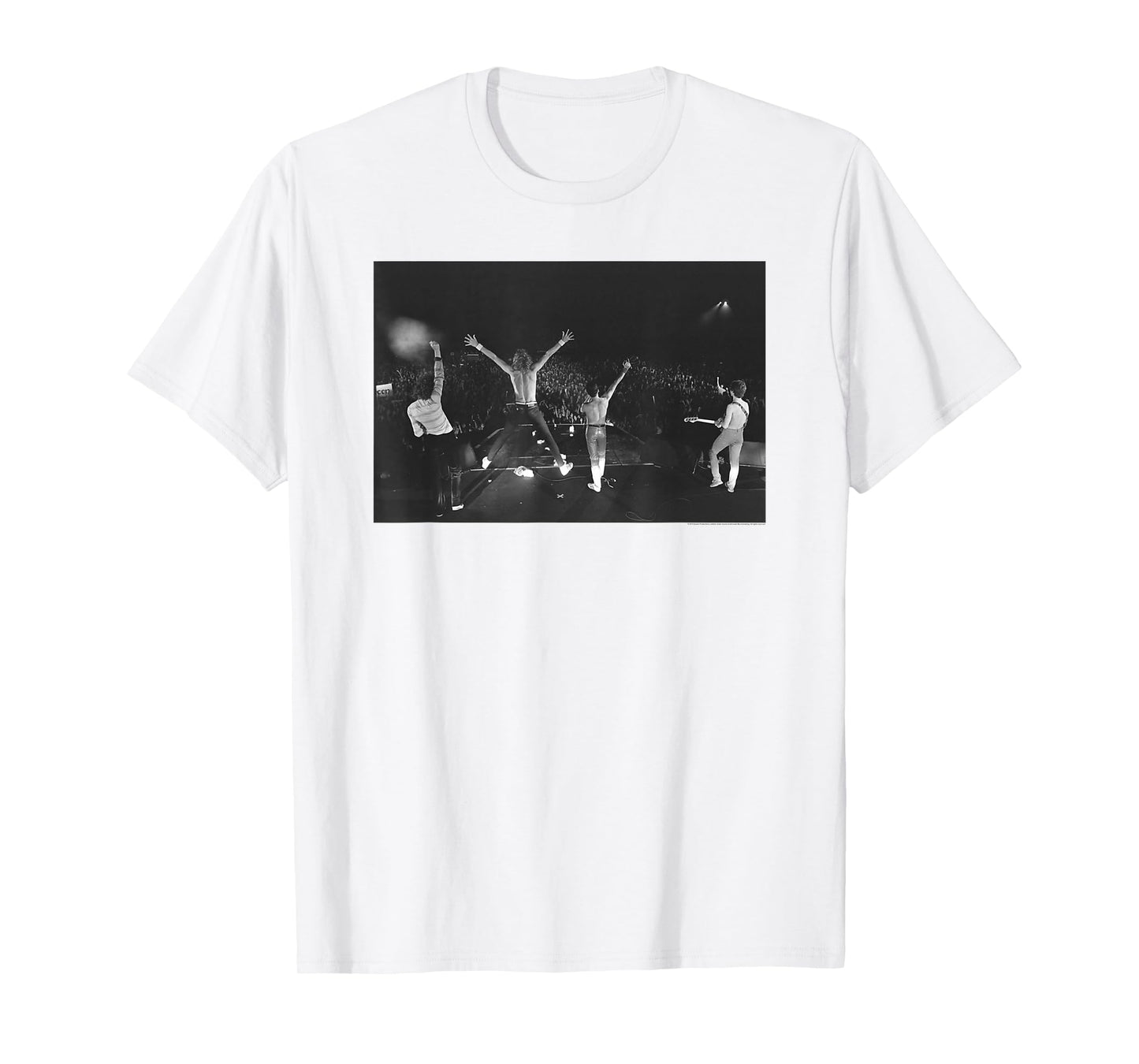 Queen Official Band Promo B&W Vintage Photo T-Shirt